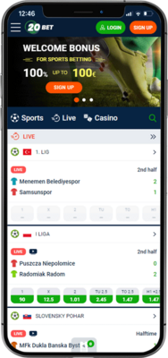 20bet homepage mobile