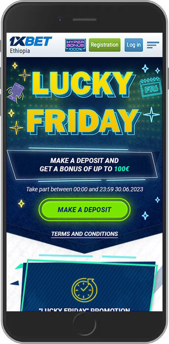 1XBet Lucky Friday Bonus