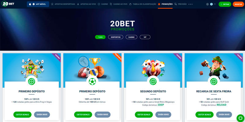 biggest Portugal betting site – 20Bet