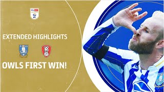OWLS FIRST WIN! | Sheffield Wednesday v Rotherham United extended highlights