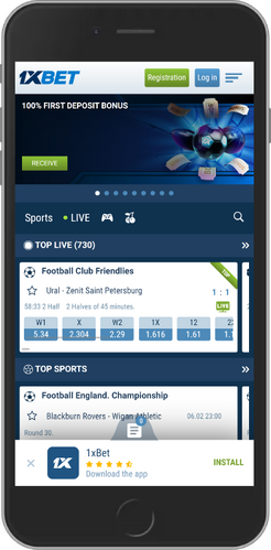 #2 Gambia betting app – 1xBet