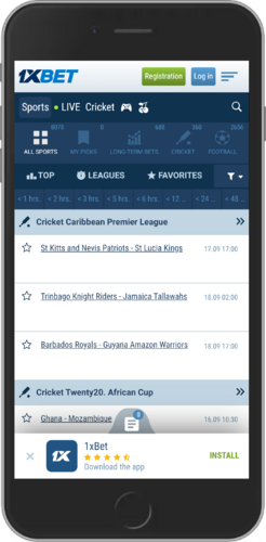 Betting app in Burkina Faso - 1xBet