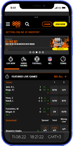Europa League Betting app - 888Sport