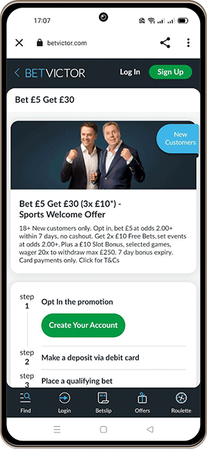sports welcome offer